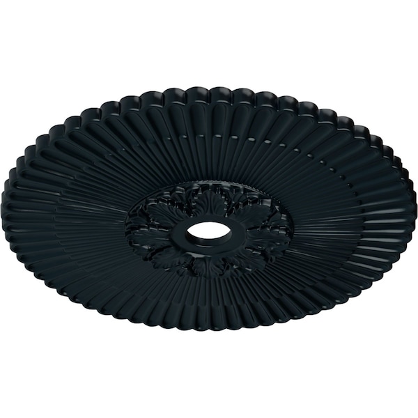 Melonie Ceiling Medallion (Fits Canopies Up To 6 1/4), Hnd-Painted Night Shade, 36 1/4OD X 1 7/8P